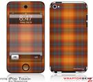 iPod Touch 4G Skin - Plaid Pumpkin Orange