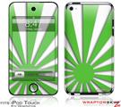 iPod Touch 4G Skin - Rising Sun Japanese Flag Green