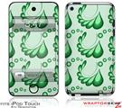 iPod Touch 4G Skin - Petals Green