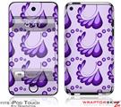 iPod Touch 4G Skin - Petals Purple
