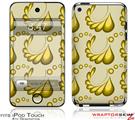 iPod Touch 4G Skin - Petals Yellow