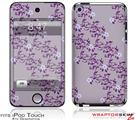 iPod Touch 4G Skin - Victorian Design Purple