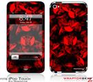 iPod Touch 4G Skin - Skulls Confetti Red