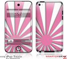 iPod Touch 4G Skin - Rising Sun Japanese Flag Pink