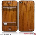 iPhone 4 Skin Wood Grain - Oak 01