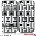 iPhone 4 Skin Squares In Squares