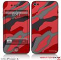 iPhone 4 Skin - Camouflage Red (DOES NOT fit newer iPhone 4S)