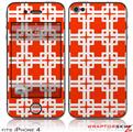 iPhone 4 Skin Boxed Red