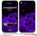 iPhone 4 Skin HEX Purple