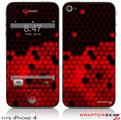 iPhone 4 Skin HEX Red