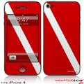 iPhone 4 Skin Dive Scuba Flag