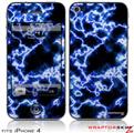 iPhone 4 Skin - Electrify Blue (DOES NOT fit newer iPhone 4S)