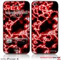 iPhone 4 Skin - Electrify Red (DOES NOT fit newer iPhone 4S)