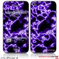iPhone 4 Skin - Electrify Purple (DOES NOT fit newer iPhone 4S)