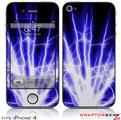 iPhone 4 Skin - Lightning Blue (DOES NOT fit newer iPhone 4S)