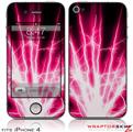 iPhone 4 Skin - Lightning Pink (DOES NOT fit newer iPhone 4S)