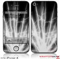 iPhone 4 Skin - Lightning White (DOES NOT fit newer iPhone 4S)