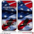 iPhone 4 Skin - Ole Glory Bald Eagle (DOES NOT fit newer iPhone 4S)