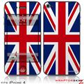 iPhone 4 Skin - Union Jack 02 (DOES NOT fit newer iPhone 4S)