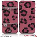 iPhone 4 Skin - Leopard Skin Pink (DOES NOT fit newer iPhone 4S)