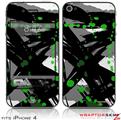 iPhone 4 Skin - Abstract 02 Green (DOES NOT fit newer iPhone 4S)