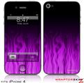 iPhone 4 Skin - Fire Purple (DOES NOT fit newer iPhone 4S)