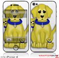 iPhone 4 Skin - Puppy Dogs on White (DOES NOT fit newer iPhone 4S)