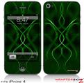iPhone 4 Skin - Abstract 01 Green (DOES NOT fit newer iPhone 4S)