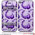 iPhone 4 Skin - Petals Purple (DOES NOT fit newer iPhone 4S)