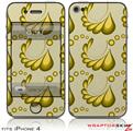 iPhone 4 Skin - Petals Yellow (DOES NOT fit newer iPhone 4S)