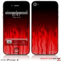 iPhone 4 Skin - Fire Red (DOES NOT fit newer iPhone 4S)