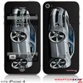 iPhone 4 Skin - 2010 Camaro RS Silver (DOES NOT fit newer iPhone 4S)