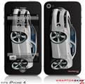 iPhone 4 Skin - 2010 Camaro RS White (DOES NOT fit newer iPhone 4S)