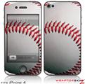 iPhone 4 Skin - Baseball (DOES NOT fit newer iPhone 4S)