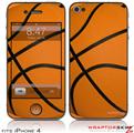 iPhone 4 Skin - Basketball (DOES NOT fit newer iPhone 4S)