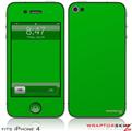 iPhone 4 Skin - Solids Collection Green