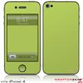 iPhone 4 Skin - Solids Collection Sage Green
