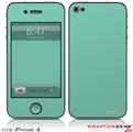 iPhone 4 Skin - Solids Collection Seafoam Green