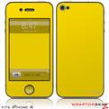 iPhone 4 Skin - Solids Collection Yellow