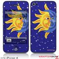 iPhone 4 Skin - Moon Sun