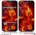 iPhone 4 Skin - Fire Flower