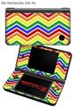 Nintendo DSi XL Skin Zig Zag Rainbow