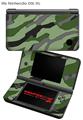 Nintendo DSi XL Skin Camouflage Green
