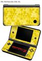 Nintendo DSi XL Skin Triangle Mosaic Yellow