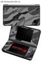 Nintendo DSi XL Skin Camouflage Gray