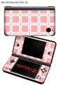 Nintendo DSi XL Skin Squared Pink