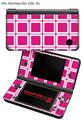 Nintendo DSi XL Skin Squared Fushia Hot Pink