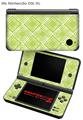 Nintendo DSi XL Skin Wavey Sage Green