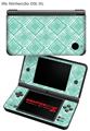 Nintendo DSi XL Skin Wavey Seafoam Green