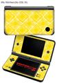 Nintendo DSi XL Skin Wavey Yellow